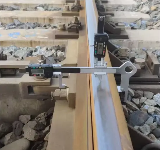 Digital Rail Hear Wear Gauge for Rail Head Wear and Side Cutting Rail Wear Measuring Equipment