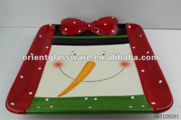 high quality clear ceramic plate