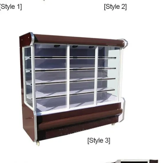 Commercial Hypermarket Open Display Chiller Refrigerator for Fruit and Vegetable