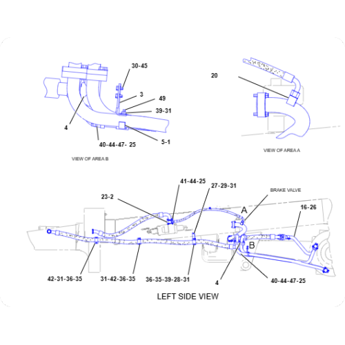 Truck 773D Pipe Assembly 3001546/300-1546