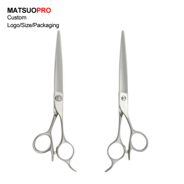 Imported Salon Scissors with Fancy Handle and Stainless Steel Blades