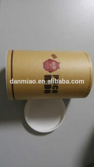 Customized kraft paper tube with lid