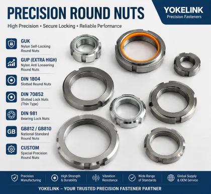 GUK Nylon Insert Prevailing‑Torque Self Lock Nuts M10~M130
