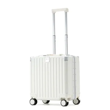 Portable Aluminum Frame Business Travel Luggage - 18 Inch Square Frame Boarding Bag