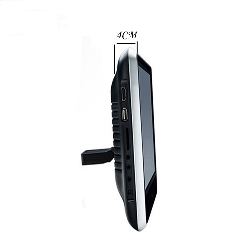 Cemicen 11.6 Inch Silver Car Headrest Monitor HD 1080P Video Digital IPS Touch Button Car DVD Player with HDMI/FM/IR/USB/SD/Game