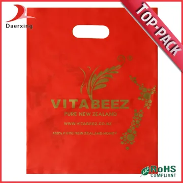 Resealable Plastic Carry Die Cut Bag