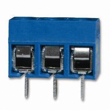 PCB Terminal Block, Available in 5.00 and 7.50mm Pitch