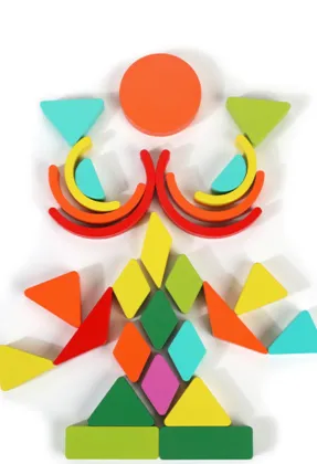 Children's rainbow music enlightenment building blocks