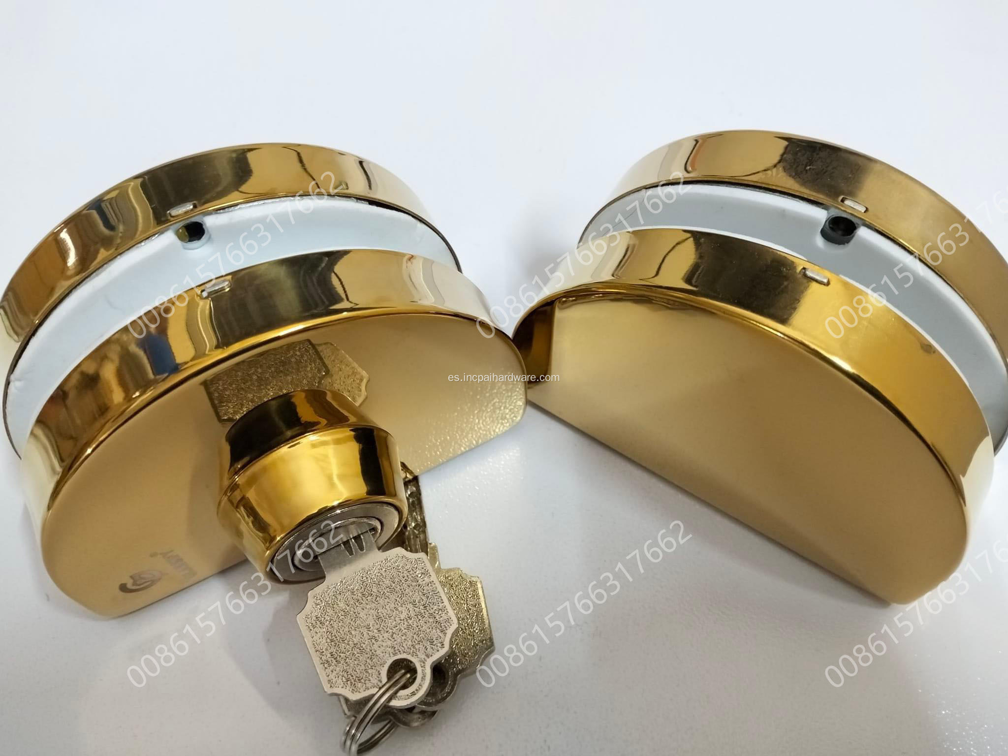 Material de calidad superior cerradura de puerta de vidrio