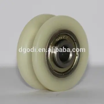 High quality small nylon pulley wheel with bearings