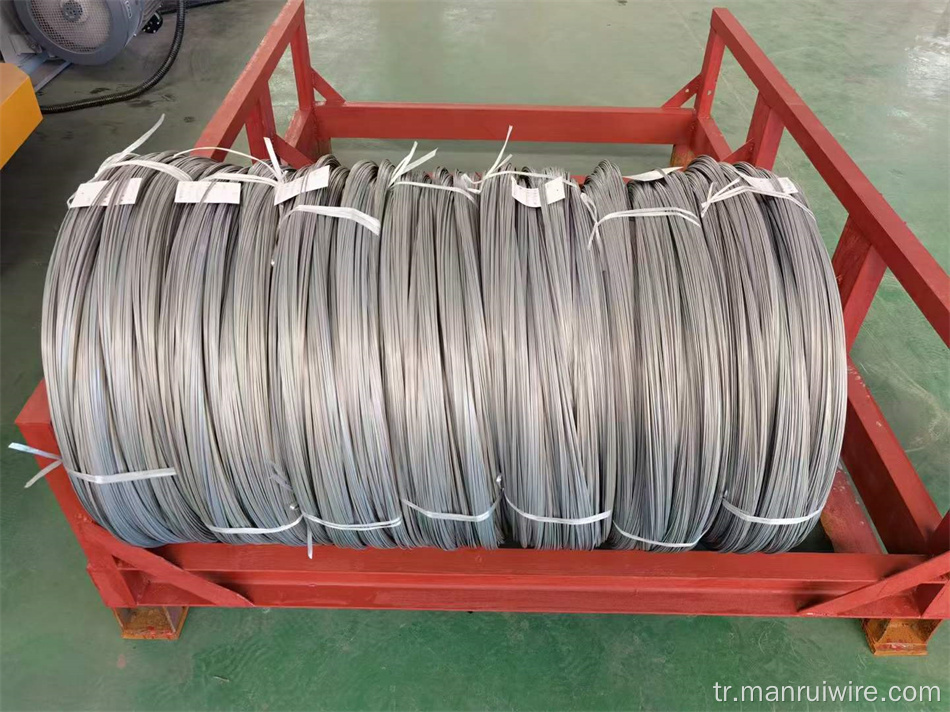 SS316L 304 Paslanmaz Çelik Yay Teli Kaynak Parlak