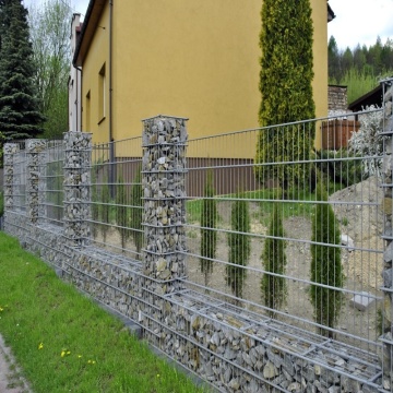 Caixa de malha de gabion galvanizada soldada