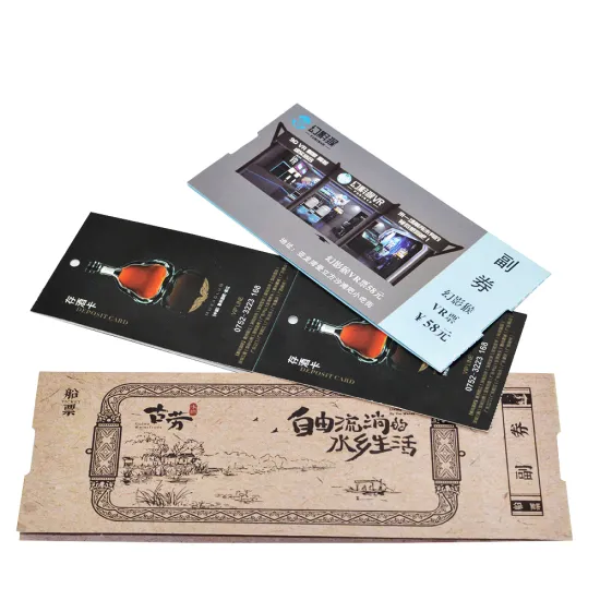 Custom printing self adhesive kraft paper label sticker