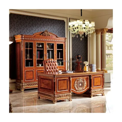 Antique Executive Solid Wood Office Desk