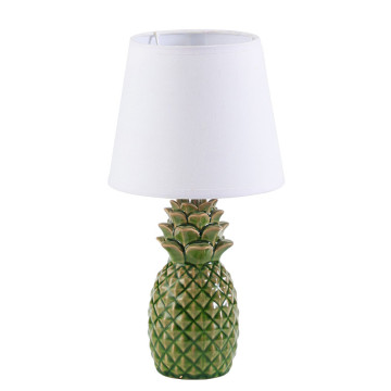 Customizable Handmade Pineapple Light Table Lamp - Green Home Decor