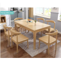 Silla de restaurante de madera maciza de venta caliente barata
