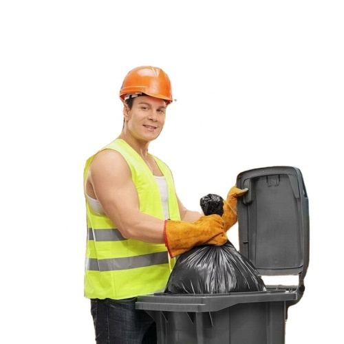 Heavy Duty Garbage Disposal Strong Black 40 Gallon Plastic Trash Bag