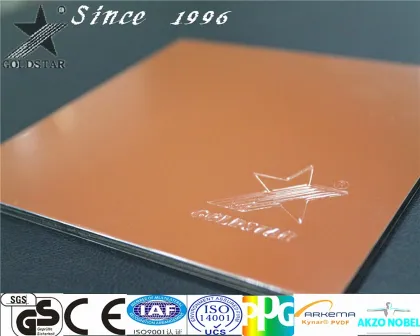 Russia aluminum alucobond goldstar composite materials aluminum composite panel