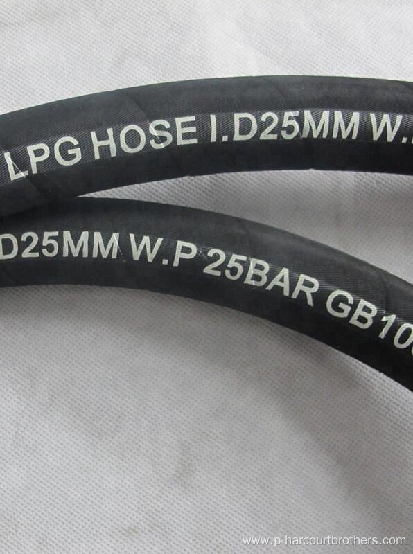 CNG HOSE LPG HOSE hydrogen and nitrogen delivery rubber hose