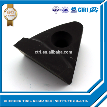 carbide scarfing insert for stainless pipe