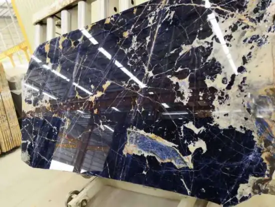 pure big blue sodalite slabs