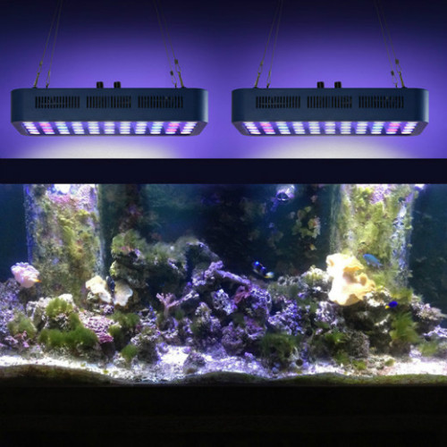 मछली टैंक 165W Dimmable एलईडी मछलीघर रोशनी