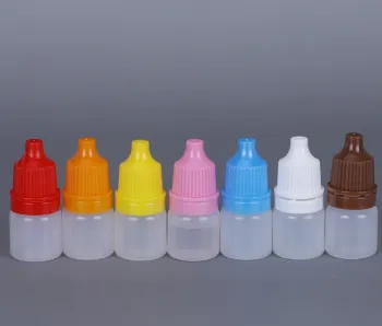 Good Quality Sealed, Recycled, Transparent Plastic Dropper Bottles - 3ml