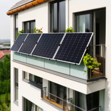 600 Watt Balcony Solar Panel Kit: Complete PV Photovoltaic System for Home Mounting