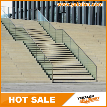 Yekalon Outside Aluminum Glass Railing for Stairs in Shenzhen
