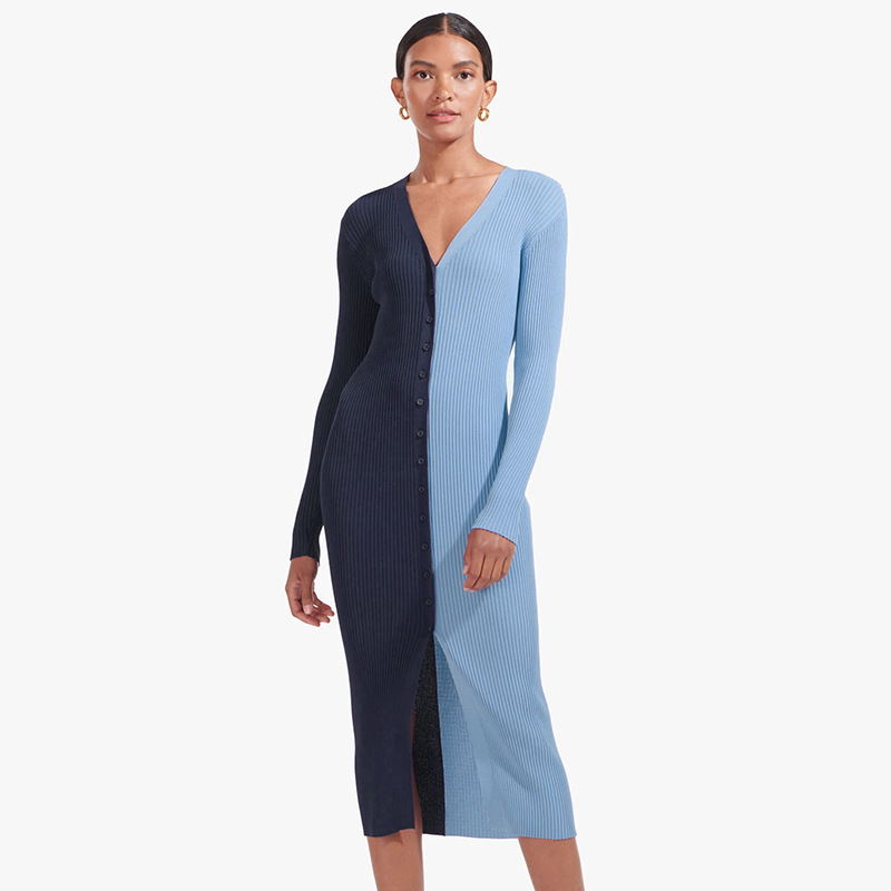 Women's Long Sleeve Slim Dresses