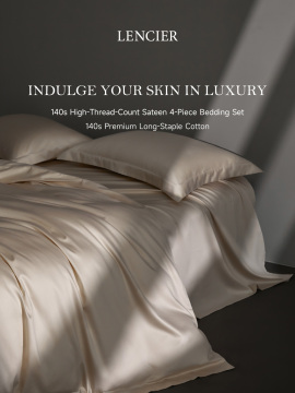 140s High-Thread-Count Sateen Set