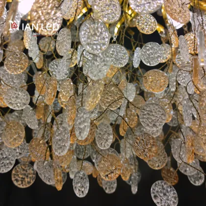 Factory Price Golden Crystal Chandelier Pendant Light