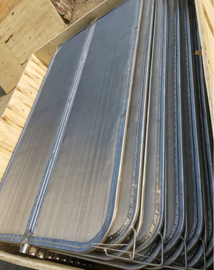 Stainless steel wire mesh filter leaf