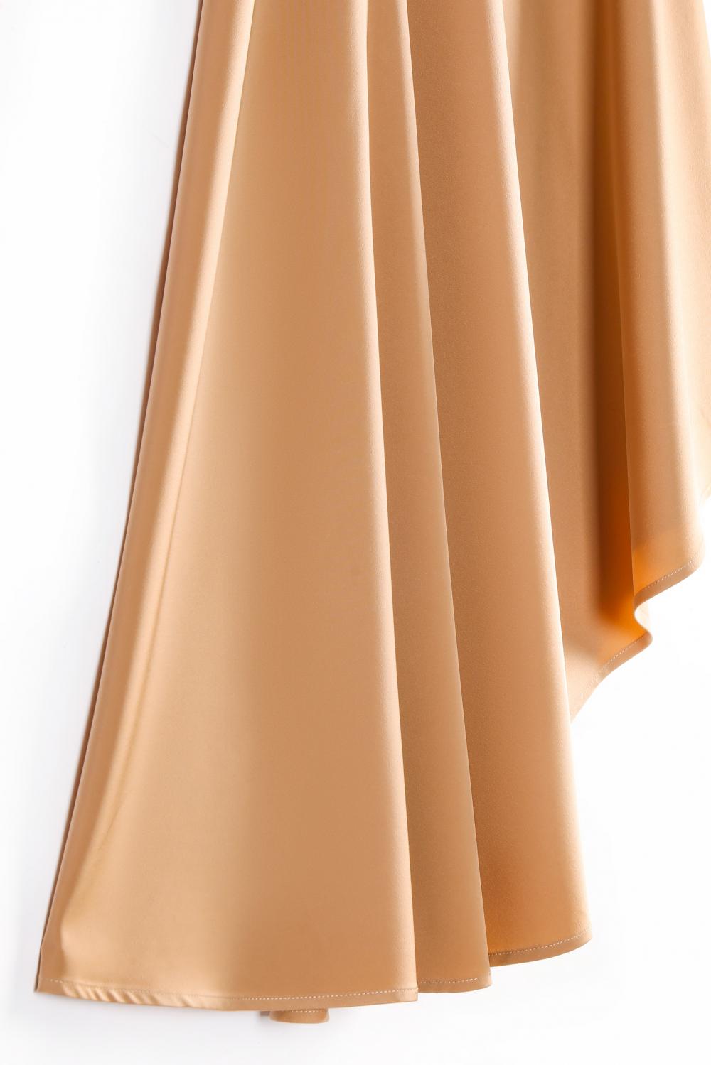 Bias-cut Satin Mermaid Skirt