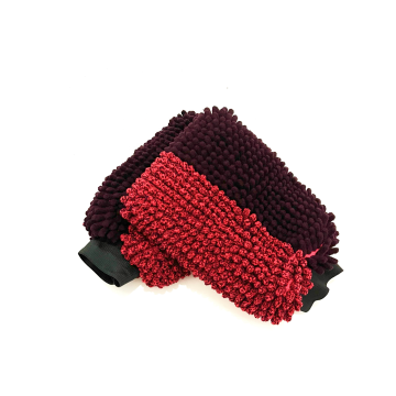 Wholesale Double Color Chenille Microfiber Car Wash Mitt