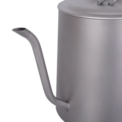 Boundless Voyage Titanium Kettle Cup Set - Anti-Scalding Handle for Beverages