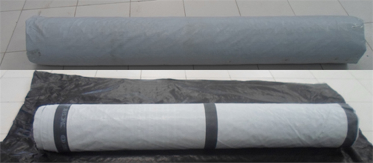 PE tarpaulin with reinforced 6bands roll