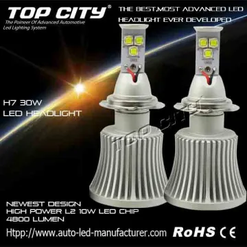 3600LM led hedalight H7 30W led car headlight kits
