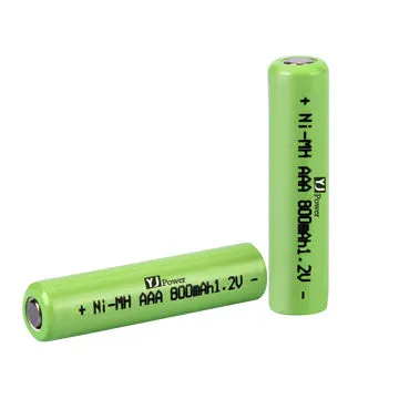 AAA 1.2V NiMH Batteries with 800mAh Capacity for Power Tools