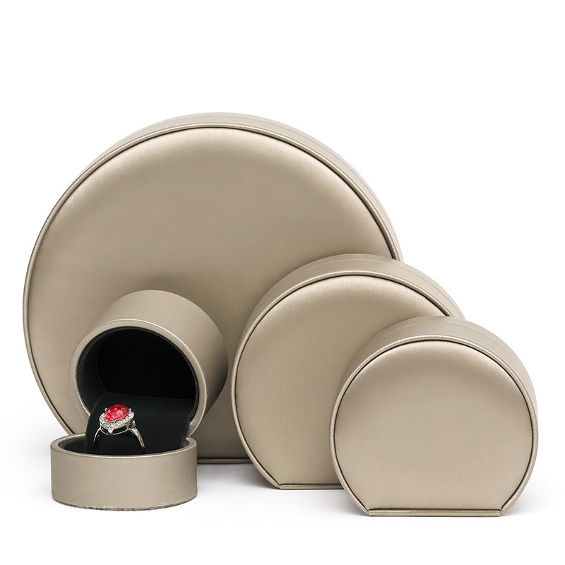 Logo printing Superior half-circle jewelry packing box