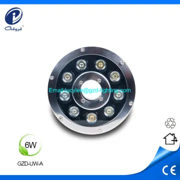 9W low power IP68 304 stainless led underwater