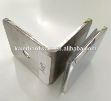stainless steel degree 90 glass connector,glass clip,glass clamp