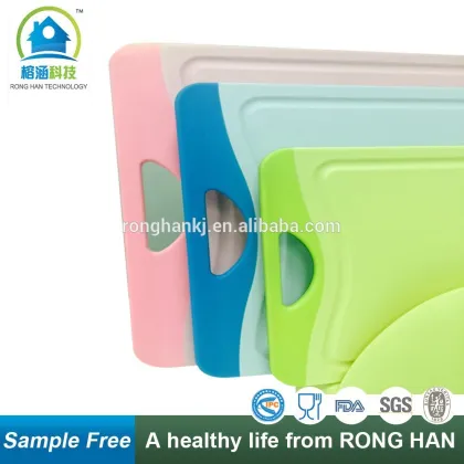 antibacterial non slip plastic large cutting boards chopping board