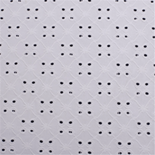 Polka Dots Polyester Embroidered Knitted Jacquard Fabric