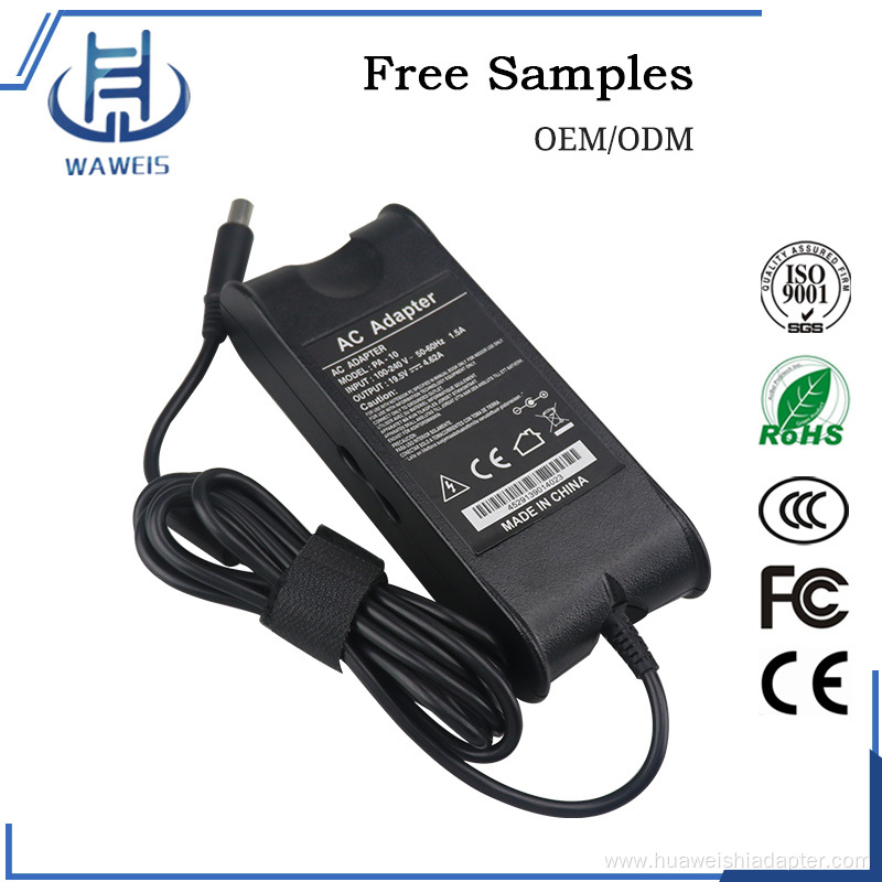 90w laptop charger 19.5v 4.62a 7.4*5.0mm for Dell