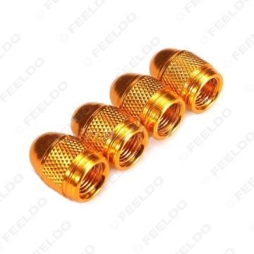 Aluminum Bullet Style Tire Valve Caps for Wheels