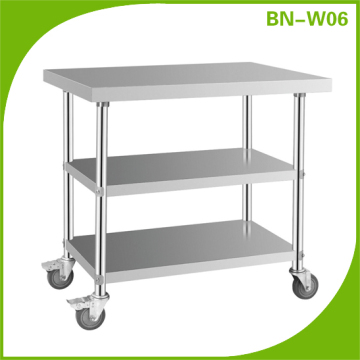 Mobile Stainless Steel Kitchen Work Table BN-W06