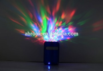 Hot sale rechargable led disco light speaker