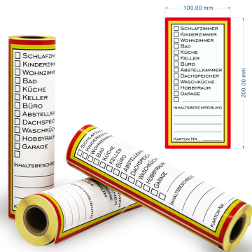 Move Sticker Handling Label