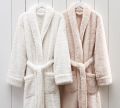 Anpassad lyxig fluffig fleece vinter varmt badrock